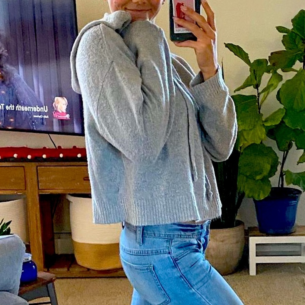 Harper light grey super soft hoodie ⏲🥄🕸